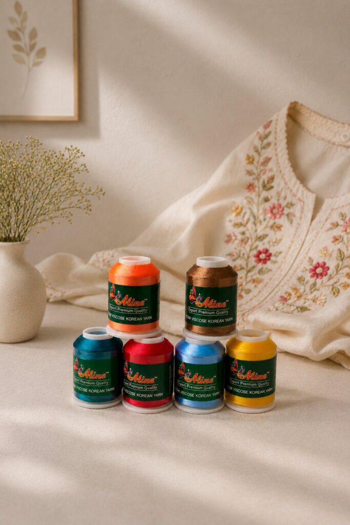 Aline Threads colourful thread balls