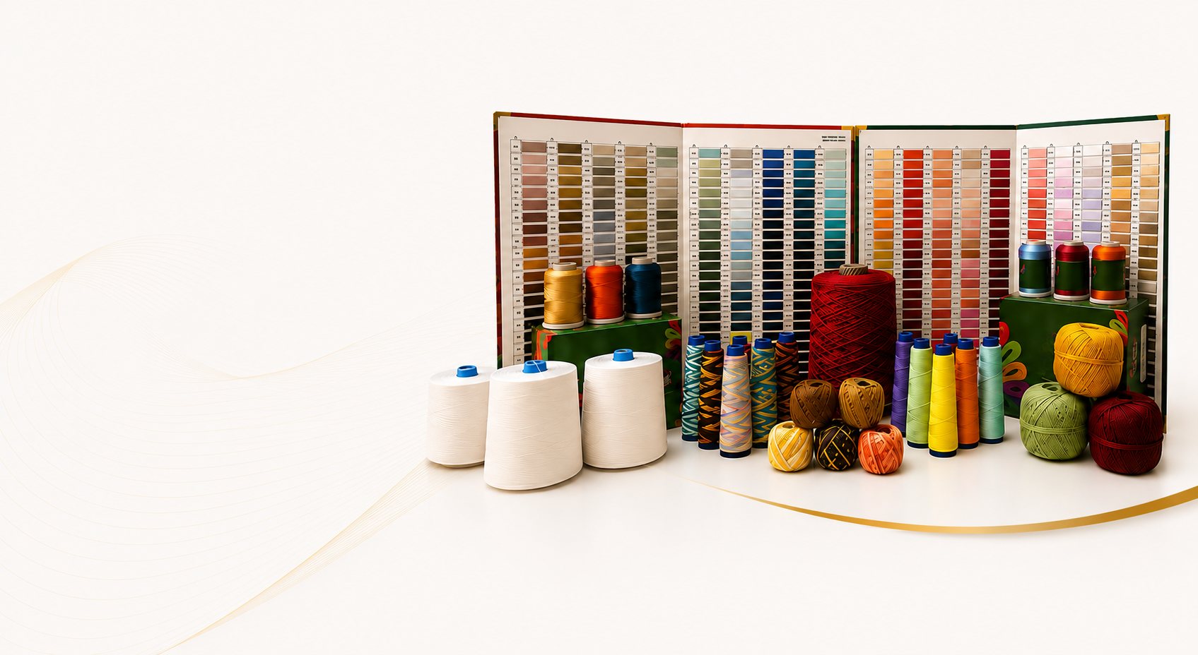 Aline Threads speciality yarn and thread range